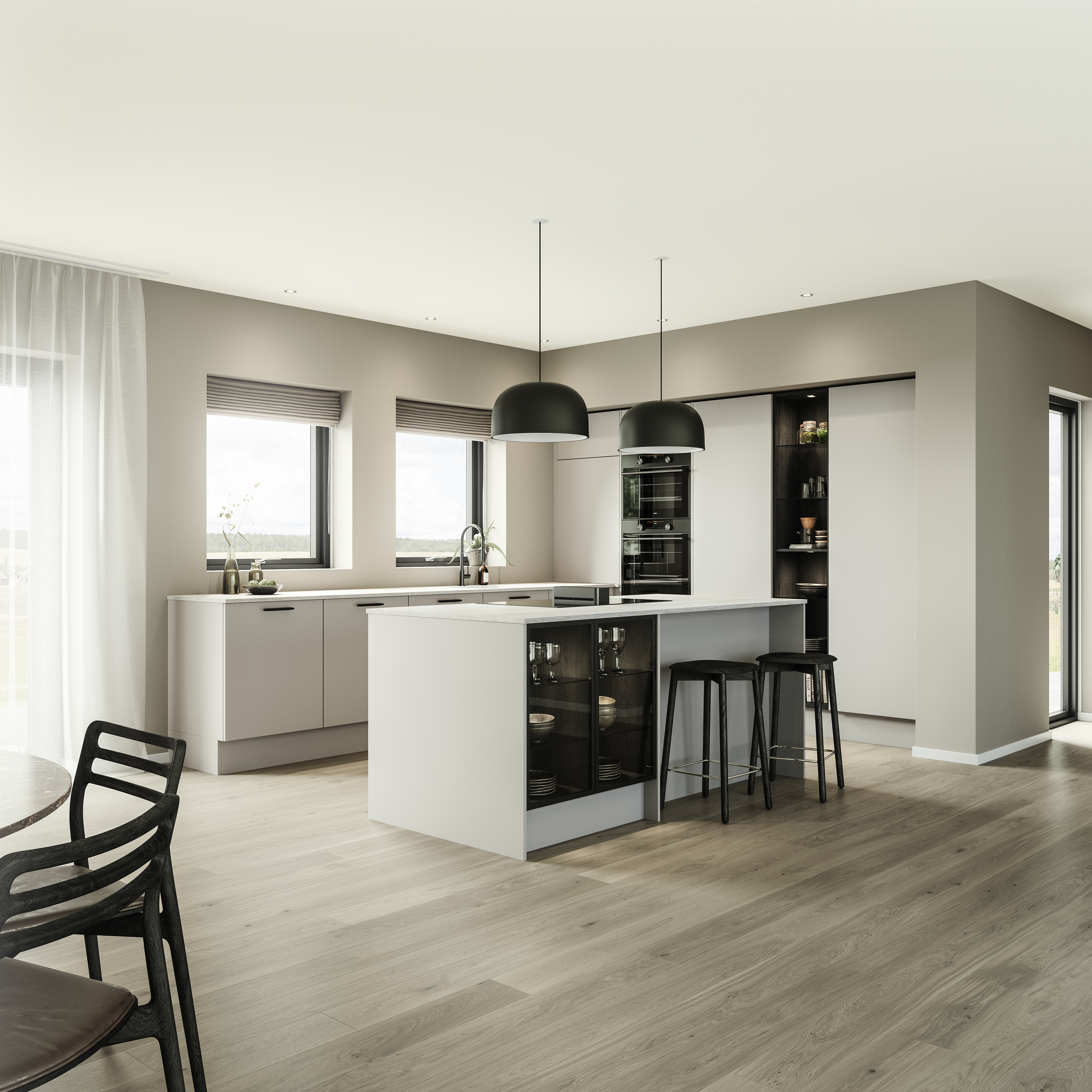 Modern beige – en stemning  